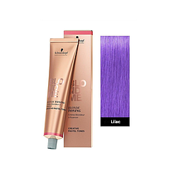 Тонувальний бондинг-крем Schwarzkopf Blondme Pastel Toning 60 мл T-Lilac - Сіреневий