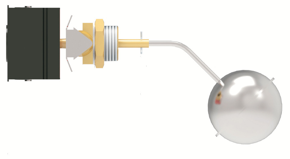 Економічний, міні-сигналізатор реле рівня ELB 41, 7 bar, 160°C, фото 1