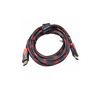 Кабель HDMI 5.0m CableHQ, оплетка, Ферит.фильтр.