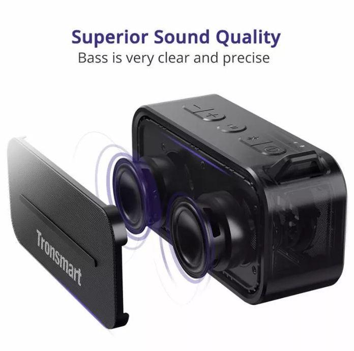 Бездротова колонка ORIGINAL Tronsmart Element T2 Bluetooth MP3 плеєр, підтримка карт пам'яті, фото 1