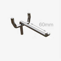 Панель інструментів (58х120 см) перфорована з додатковими кріпленнями для СТО гаража, фото 9