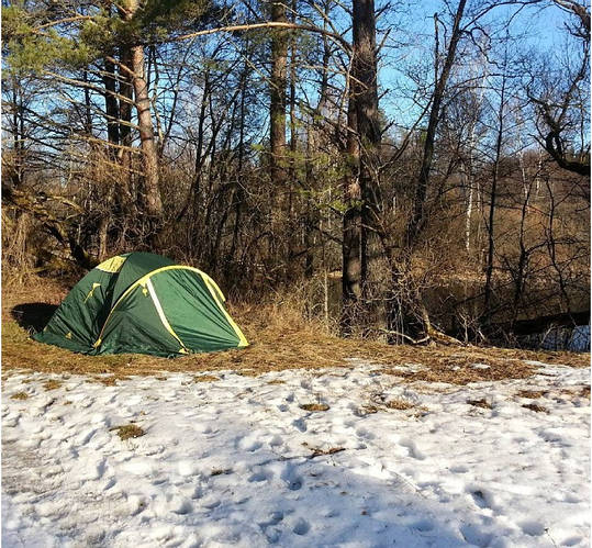 Палатка туристическая Tramp Stalker 4 местный v2 TRT-077. Палатка ...