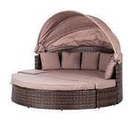 Шезлонг острів 2 дивана стіл 2 пуфа Мушля, фото 2