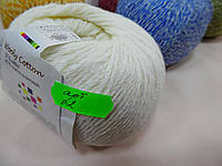 Пряжа для вязания "Wooly Cotton". белый