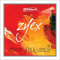 Струна Ми (E) для 4/4 скрипки D`ADDARIO DZ311 4/4M ZYEX E 4/4M