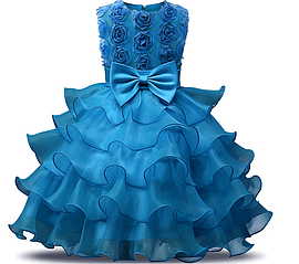 Ошатне плаття Girl Dress 2021 sky