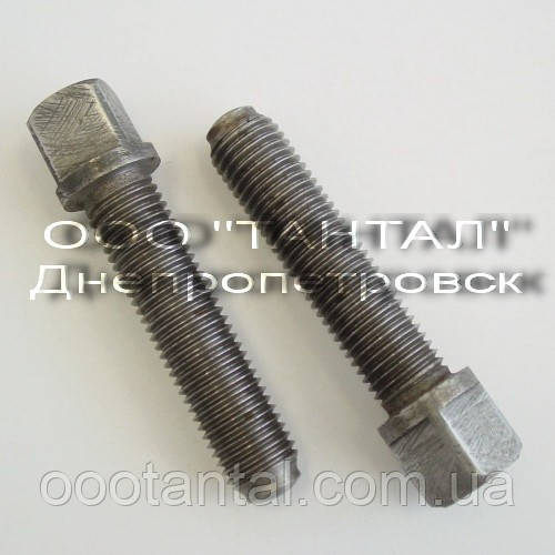 Винт установочный с квадратной головкой и ступенчатым концом со сферой ...