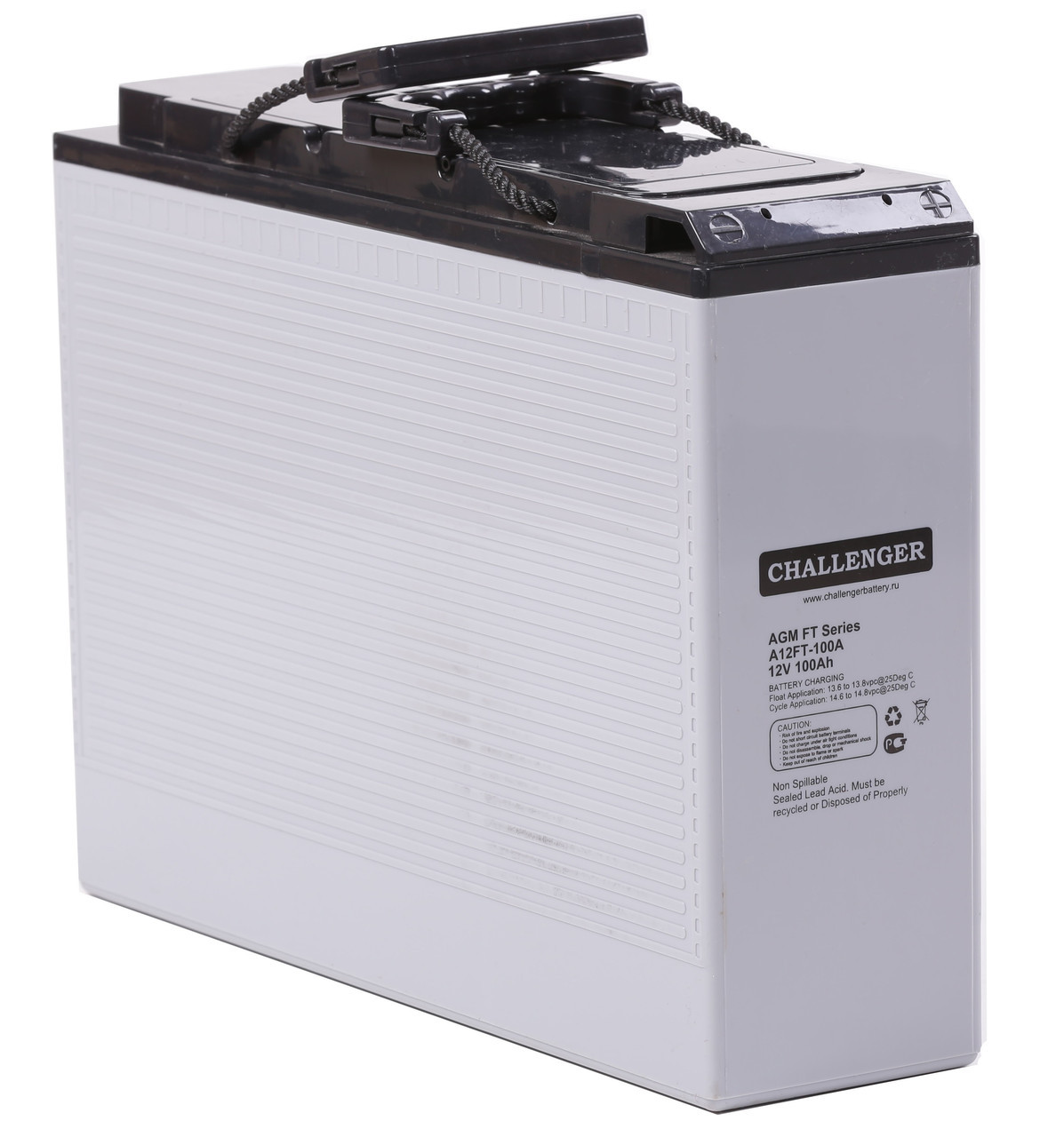 Акумулятор Front Terminal AGM — 150 А·год, 12 В гелевий Challenger A12FT-150