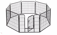 Огорожа для собак 80х100 см металлическая Модулированная