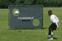 Футбольные ворота Hudora 213x152x76 32mm с сеткой+ мат Германия - фото 6 - id-p972483585
