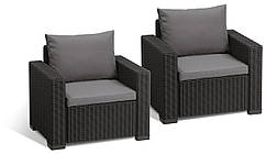 Набір садових крісел California Duo Allibert Нідерланди