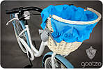 Велосипед жіночого міста Goetze BLUEBERRY 28 кошик !!!Колір біло-блакитний, фото 3