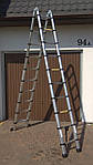 Сходи драбина телескопічна 620 cm З СУМКОЮ, фото 10