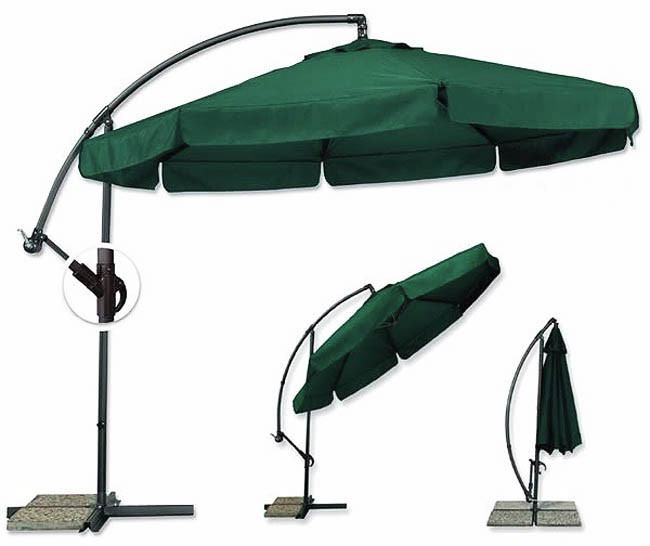 Зонт 3,5 м зелений, фото 1