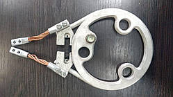 Кільце для центрального струмоприймача на портальний кран Ганц в зборі з ел. щітками.