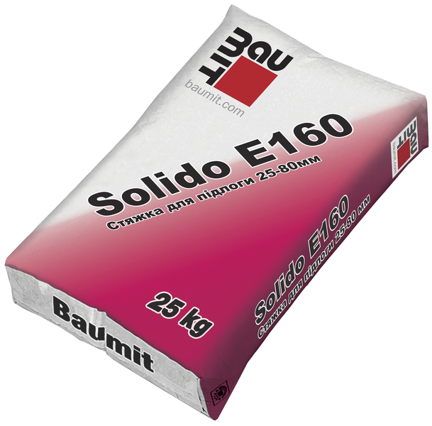 Baumit Solido E160 25кг  Цементно - піщана стяжка Baumit Solido E160