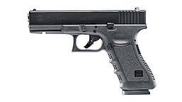 Пістолет Umarex Glock 17, кульки ВВ+кулі 4.5 мм, 110 м/с, з блоубэк