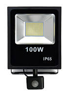 Светодиодный прожектор ИСКРА LED FL sensor 100W 4000K (с датчиком движения)
