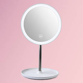 Уцінка. Дзеркало для макіяжу з Led підсвічуванням біле