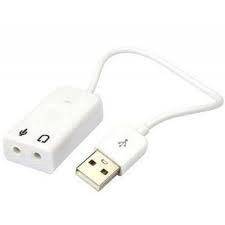 Usb звукова карта для ноутбука чи ПК (usb Sound Card Virtual 7.1 3D External usb Audio Adapter usb