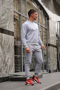 Спорткостюм чоловічий бавовняний повсякденний осінній, трикотажний спортивний костюм чоловічий для прогулянок і бігу