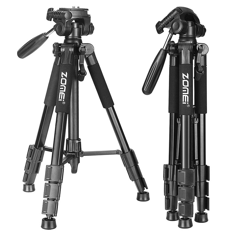 Штатив профессиональный ZOMEI Z666 для фотоаппарата камеры DSLR головка - фото 1 - id-p972658309
