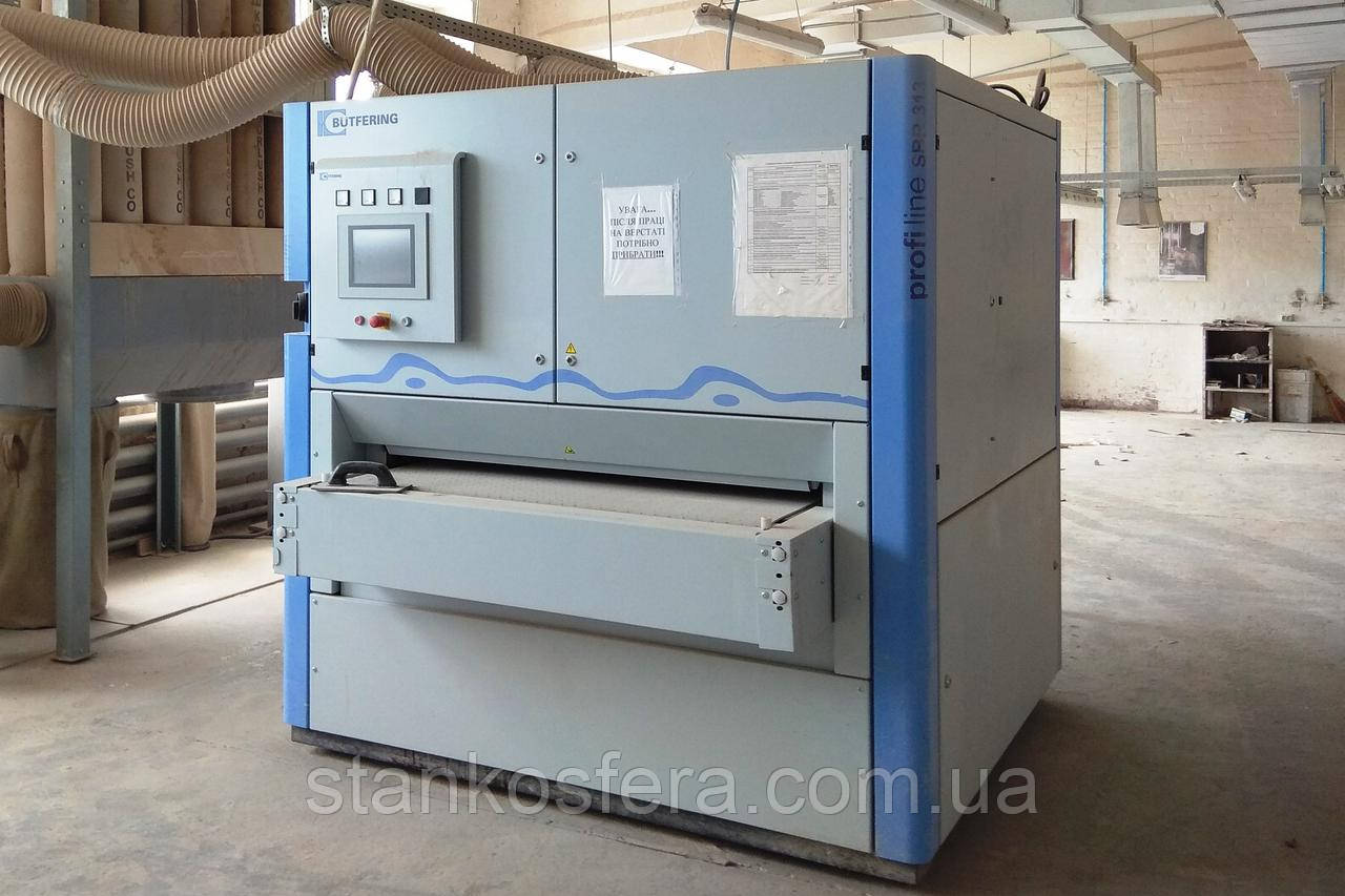 Щітковий шліфувальний верстат Bütfering SBR313TBB бу 08г. для фасадів і дверних накладок із МДФ