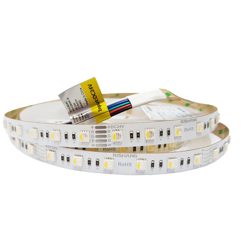 Світлодіодна стрічка RISHANG 5050/60 17.6 Вт 24В 12мм IP20 RGB/NW