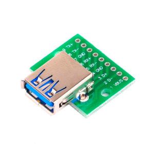 Плата перехідник USB-3.0 гніздо
