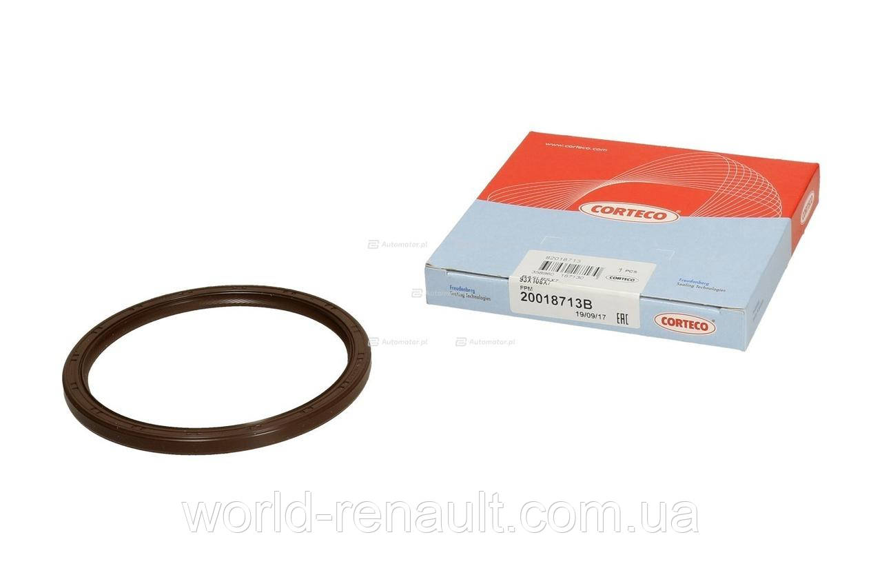 Задній сальник колінвала на Рено Трафик 2, Опель Віваро 2 G9U 2.5dci/CORTECO 20018713B