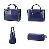 Модна жіноча сумка. Сумка шоппер жіноча прямокутна містка (чорна), фото 5