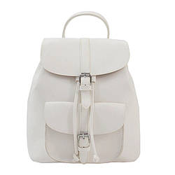 Рюкзак жіночий з кишенями в стилі Grafea LEFTSIDE білий (653/4)
