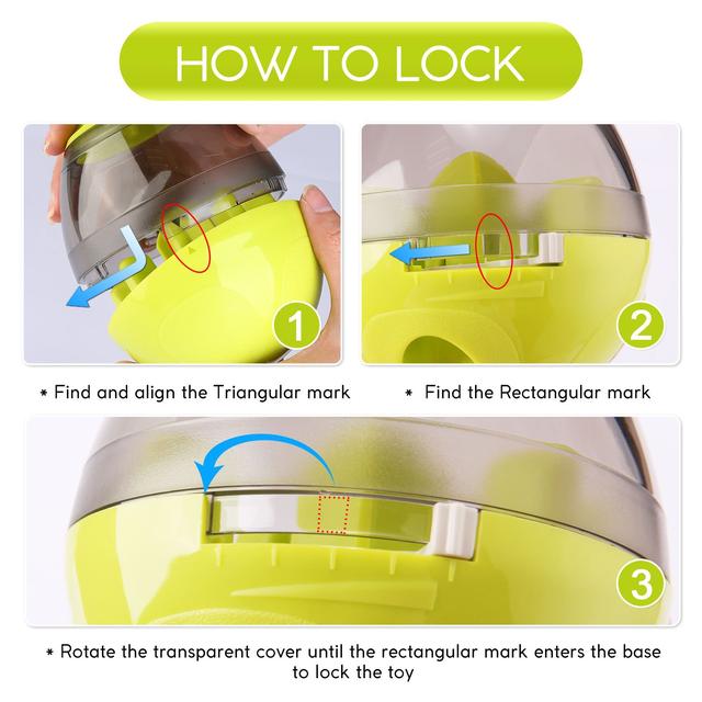 Игрушка неваляшка-дозатор для собак интерактивная