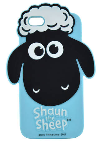 Чохол-накладка для iPhone 6/6S (4.7") 3D Овечка CUTE SHEEP Блакитний (301981), фото 1