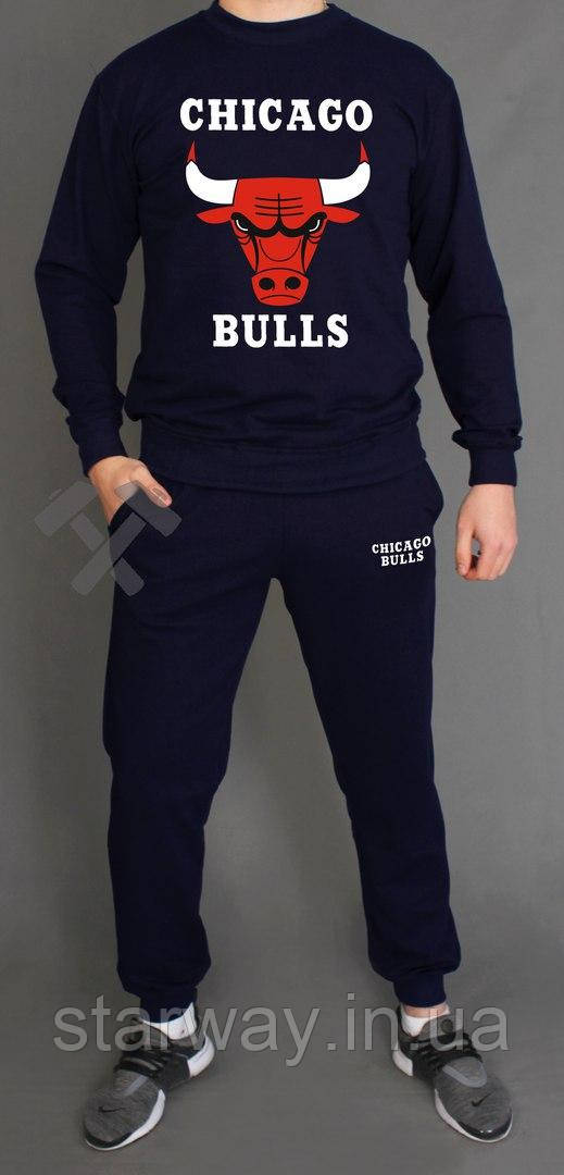 Темно синий спортивный костюм | Chicago Bulls logo - фото 1 - id-p561831728