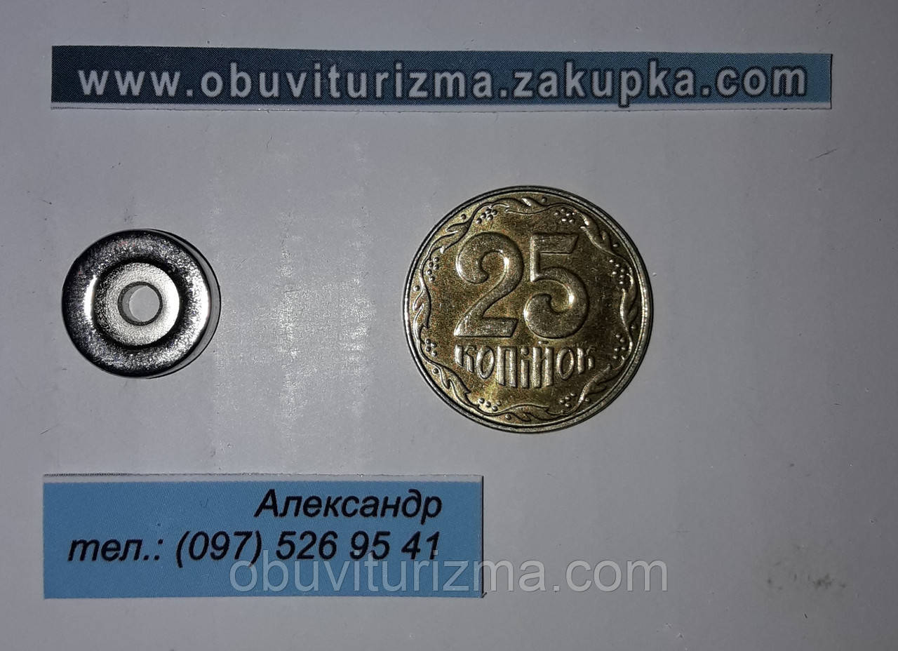 Неодимовий магніт кріпильний 12/5 мм (1.8 кг)