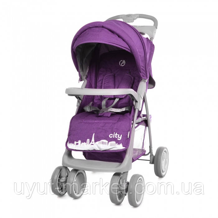 Коляска прогулянкова BABYCARE City BC-5201 у льоні, фото 1