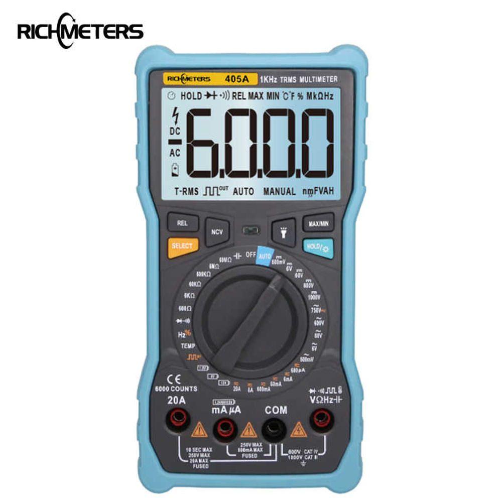 RICHMETERS 405A True-RMS цифровий мультиметр 6000 відрахунків