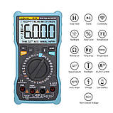 RICHMETERS 405A True-RMS цифровий мультиметр 6000 відрахунків, фото 3