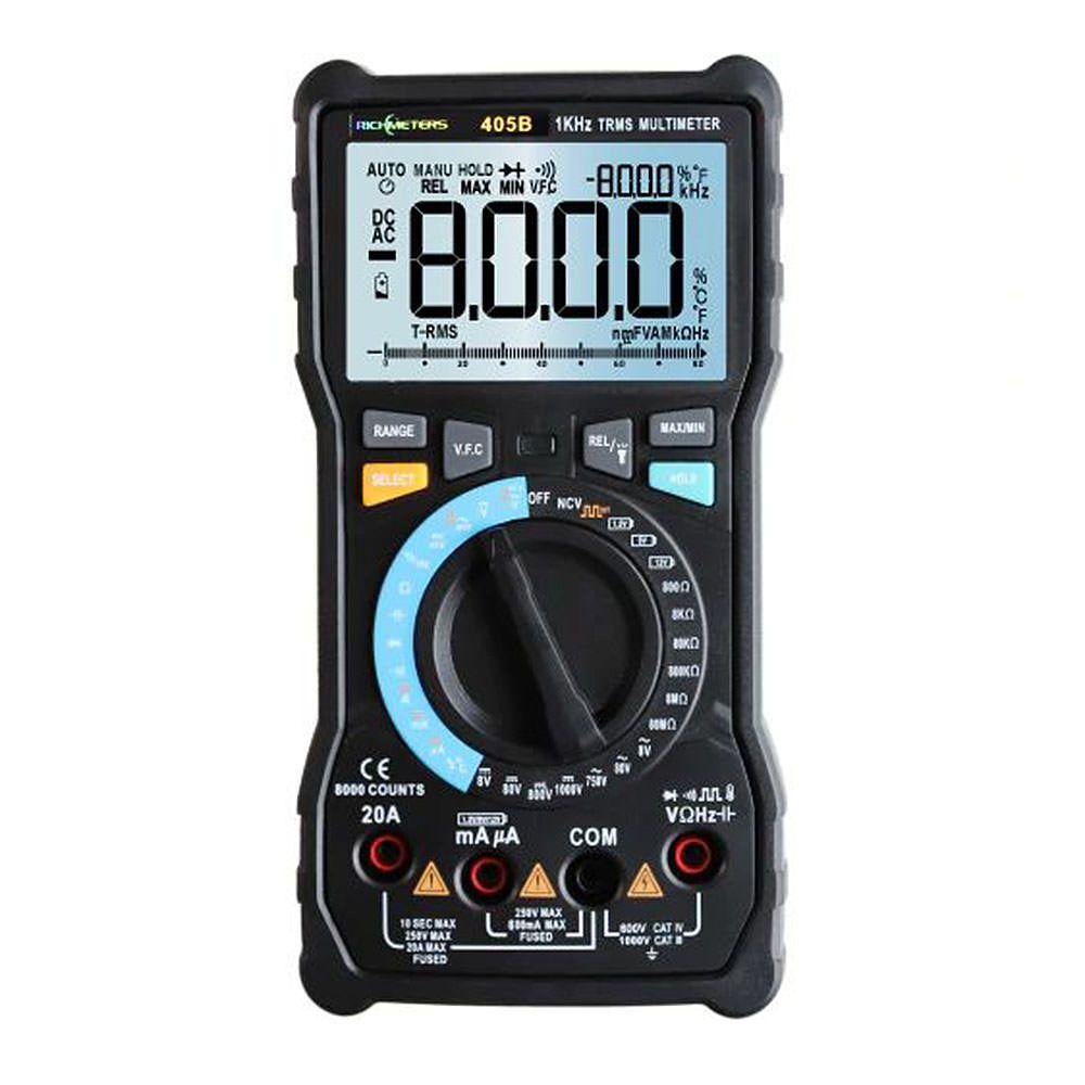 RICHMETERS 405B True-RMS цифровий мультиметр 8000 відрахунків