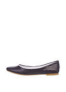 Балетки жіночі коричневі натуральна шкіра лакована Україна Libero — розмір 36 (23,7 см) (модель: Lib96Lbrown)