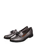 Лофери Meideli срібні штучна шкіра виробництво Китай 5535-18GunColor - розмір 36 (23 см)