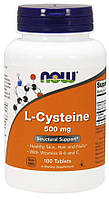L-Cysteine 500 mg NOW, 100 таблеток
