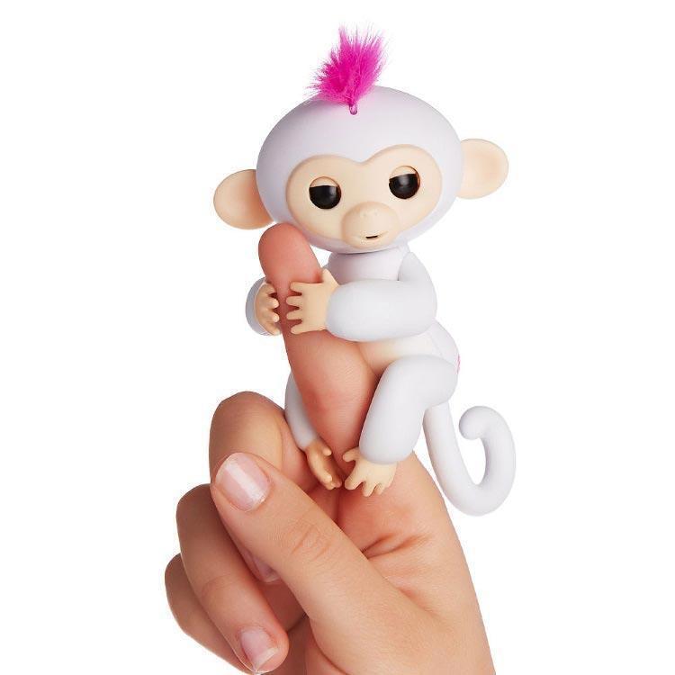 Інтерактивна мавпочка Fingerlings (Біла)