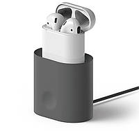 Док-станция, держатель, подставка для Apple AirPods (Alitek Charging Station) Dark Gray