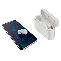 Бездротові навушники Bluetooth 5.0 HBQ-Q32 TWS Stereo Білі, фото 3
