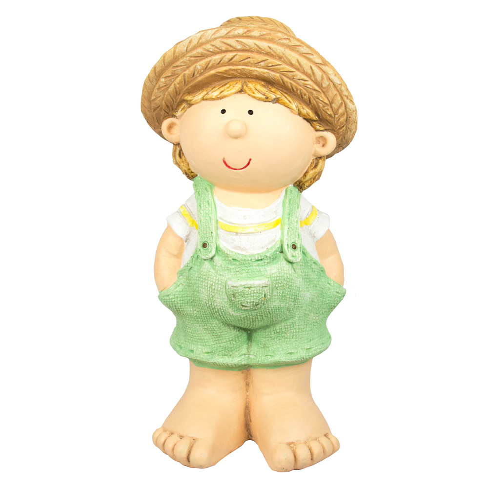 Садова фігурка хлопчик, 40х20х19 см, різнокольоровий, магнезія (820719-2), фото 1