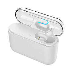 Гарнітура Bluetooth V5.0, бездротовий навушник із мікрофоном HBQ Q32 White