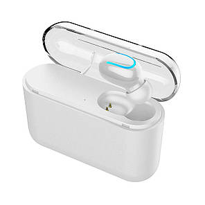 Bluetooth Гарнітура V5.0, бездротовий навушник HBQ-Q32 Білий (883311), фото 1