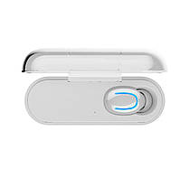 Гарнітура Bluetooth V5.0, бездротовий навушник із мікрофоном HBQ Q32 White, фото 5